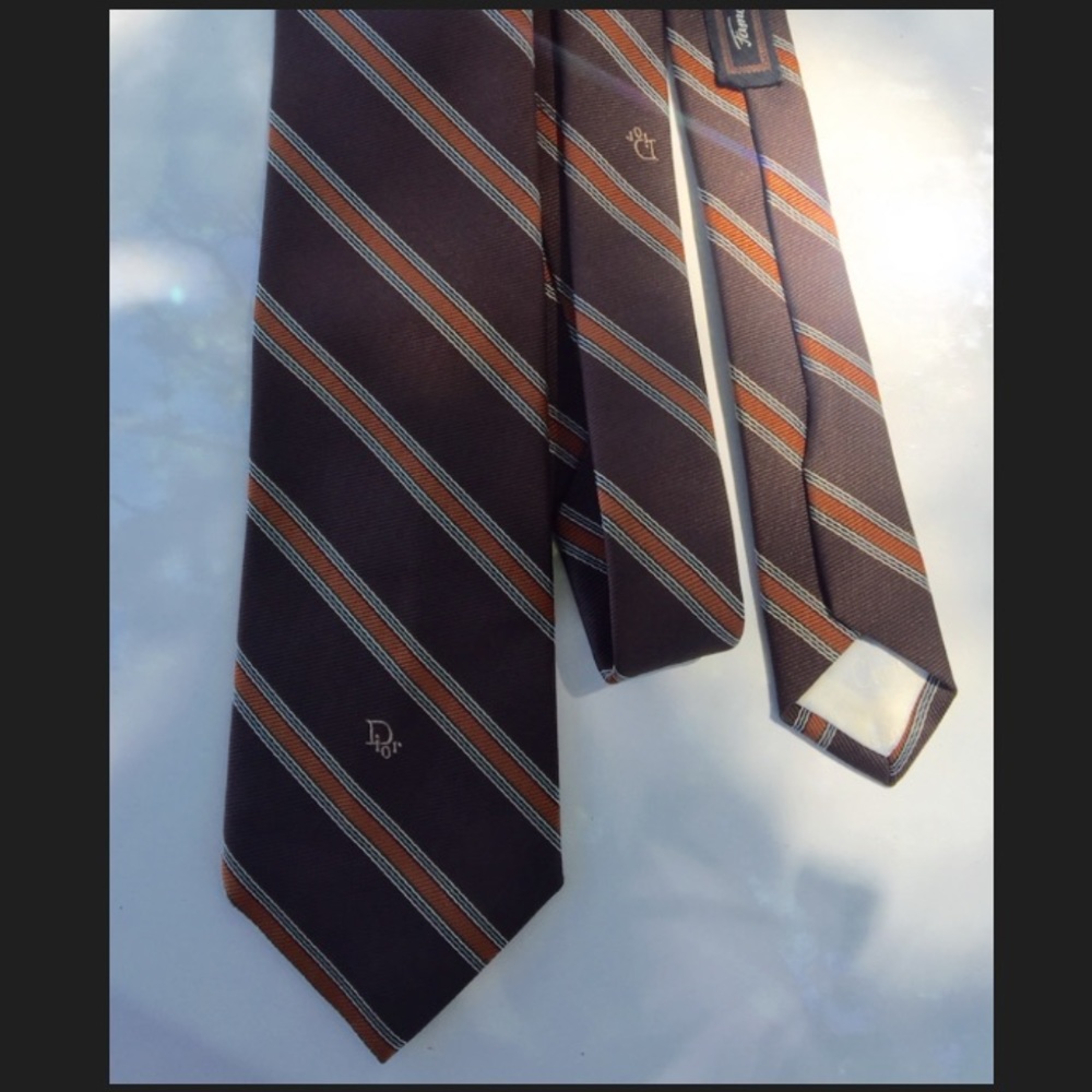 Vintage Dior Signature Tie - Picture 2 of 2